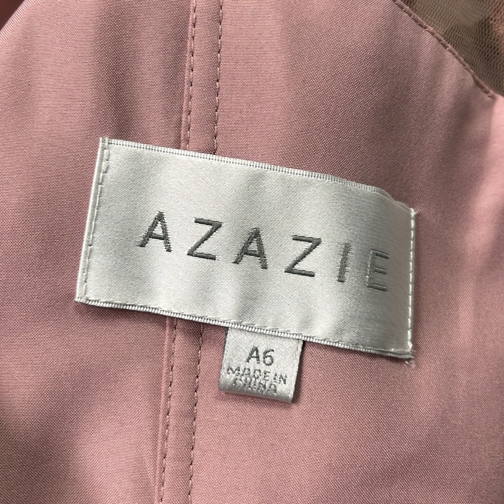 AZAZIE NWT "Libby" Mother/Aunt of the Bride Dusty Rose Bridesmaid/Prom Dress 6 - Picture 8 of 16